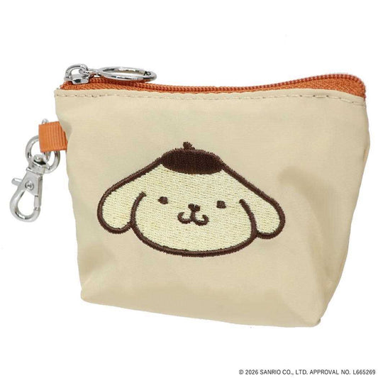 ポムポムプリン ミニポーチ マイクロ台形ポーチ SANRIO CHARACTERS BASIC サンリオ エフエービージャパン 小物入れ かわいい キャラクター グッズ メール便可 シネマコレクション