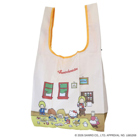 サンリオキャラクターズ エコバッグ ショッピングバッグ Sサイズ NOSTALGIC Cooking Sanrio エフエービージャパン