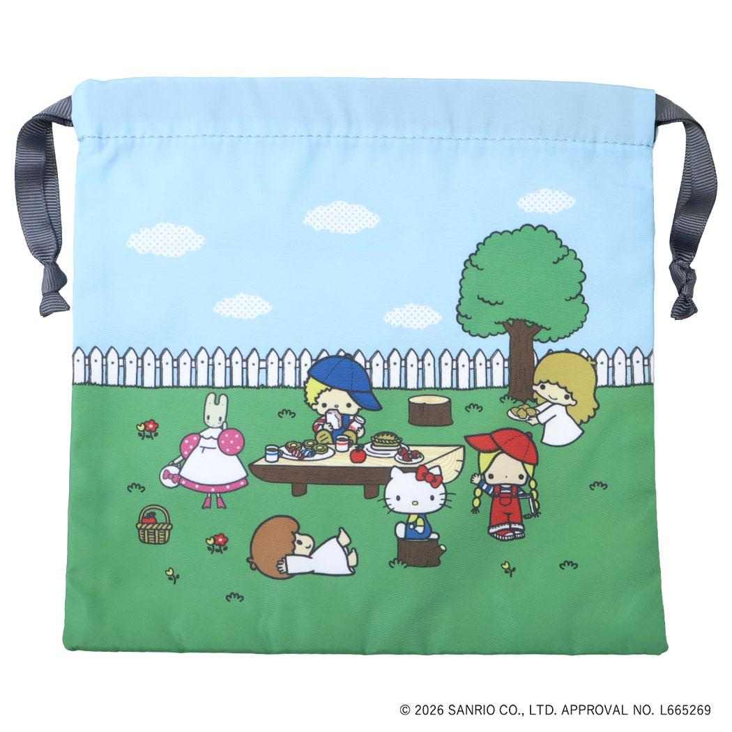 サンリオキャラクターズ 巾着袋 巾着 NOSTALGIC Picnic Sanrio エフエービージャパン