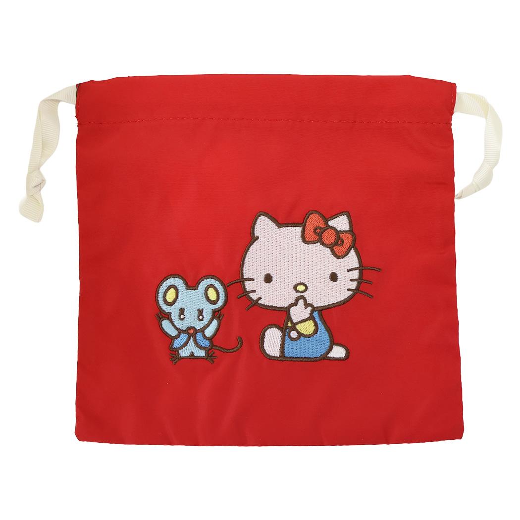 サンリオ 巾着袋 巾着ポーチ ハローキティ Sanrio エフエービージャパン