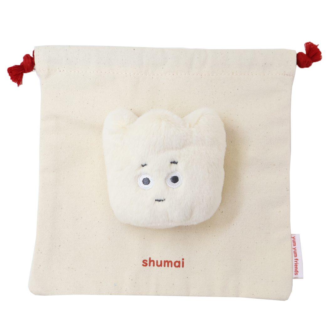 きんちゃくポーチ 巾着袋 YUM YUM FRIENDS しゅうまい エフエービージャパン 小物入れ かわいい