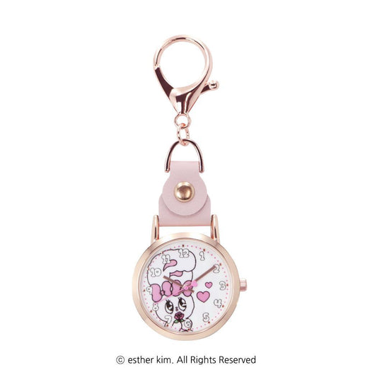 エスターバニー キーホルダー 時計 レザー KC ウォッチ G PI Esther Bunny フィールドワーク プレゼント レディース 女性 女の子 キャラクター グッズ メール便可 シネマコレクション