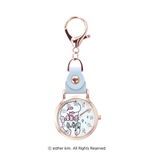 エスターバニー キーホルダー 時計 レザー KC ウォッチ G BL Esther Bunny フィールドワーク プレゼント レディース 女性 女の子 キャラクター グッズ メール便可 シネマコレクション