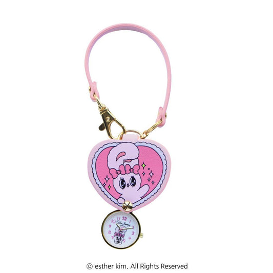 エスターバニー 懐中時計 ダイカット KC ウォッチ G PI Esther Bunny フィールドワーク プレゼント レディース 女性 女の子 バッグチャーム キャラクター グッズ メール便可 シネマコレクション