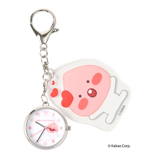 アクリルKCウォッチY キーホルダー時計 カカオフレンズ HEART KAKAO FRIENDS フィールドワーク バッグチャーム メール便可
