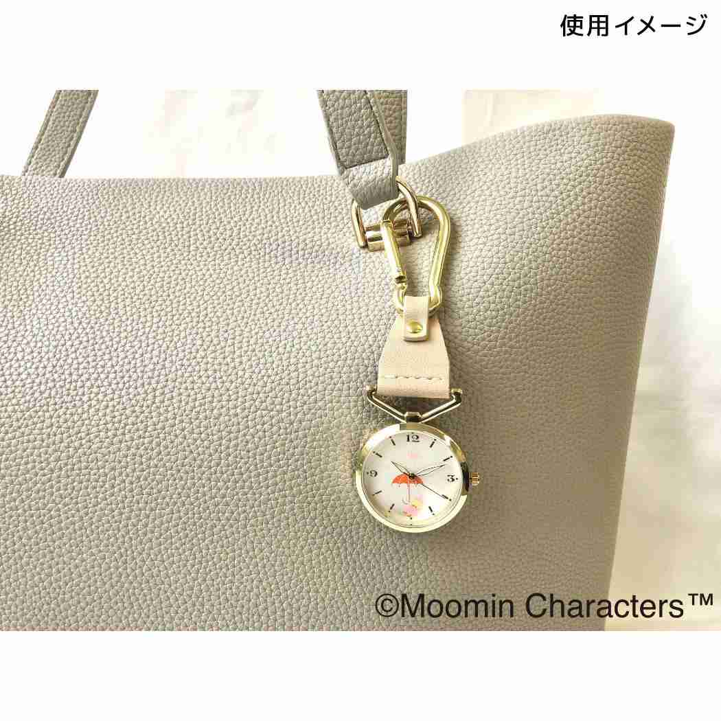 80周年カラビナウォッチ2 キーホルダー時計 ムーミン 80WH 北欧 フィールドワーク キーホルダー カラビナ付き メール便可