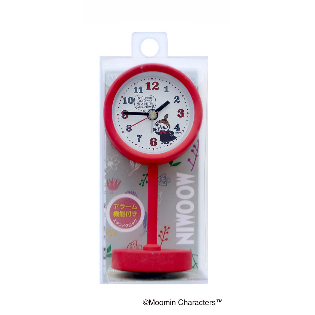 スタンドクロック 置き時計 ムーミン PI 北欧 フィールドワーク プレゼント かわいい アラーム付き