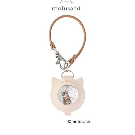 ストラップルーペウォッチ 懐中時計 モフサンド IV mofusand フィールドワーク プレゼント バッグチャーム かわいい メール便可