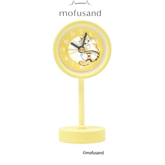 モフサンド 置き時計 スタンドクロック Y YE ハチにゃん mofusand フィールドワーク プレゼント アラーム付き ボタン電池 キャラクター グッズ シネマコレクション