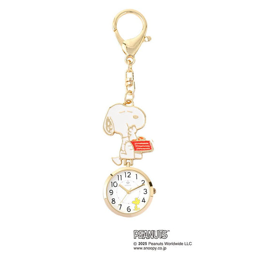 エポKCウォッチS キーホルダー時計 スヌーピー EAT ピーナッツ フィールドワーク プレゼント バッグチャーム かわいい メール便可