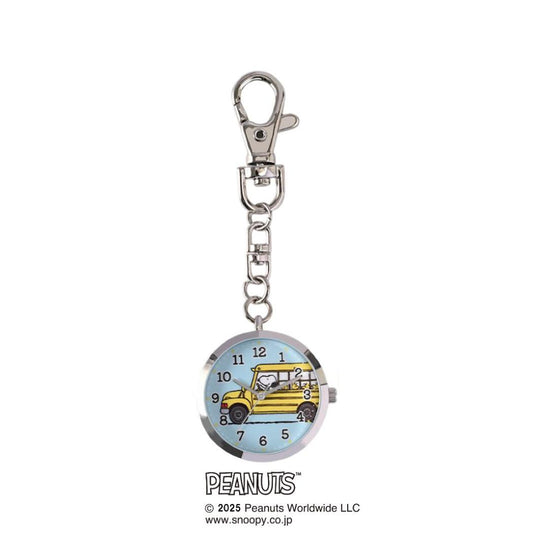 カジュアルKCウオッチS キーホルダー時計 スヌーピー BUS バス ピーナッツ フィールドワーク バッグチャーム メール便可