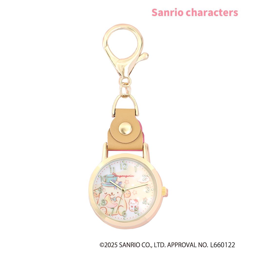おすましKCウォッチG キーホルダー時計 ポムポムプリン YE サンリオ フィールドワーク プレゼント 女性 レディースウォッチ メール便可