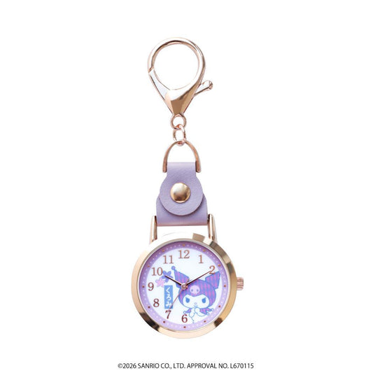 クロミ キーホルダー 時計 和柄 KC ウォッチ G PU サンリオ フィールドワーク プレゼント レディース 女性 女の子 バッグチャーム キャラクター グッズ メール便可 シネマコレクション