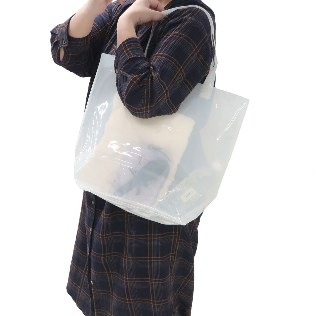バッグL トートバッグ シーブリーズ SEA BREEZE フレンズヒル FRIENDSHILL 手提げかばん ビニール