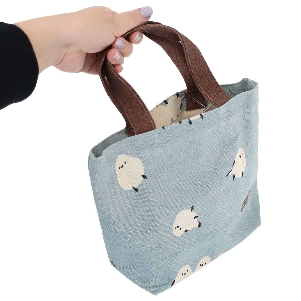 ミニトート ランチバッグ マルチシマダサン ブルー フレンズヒル FRIENDSHILL お弁当かばん かわいい メール便可