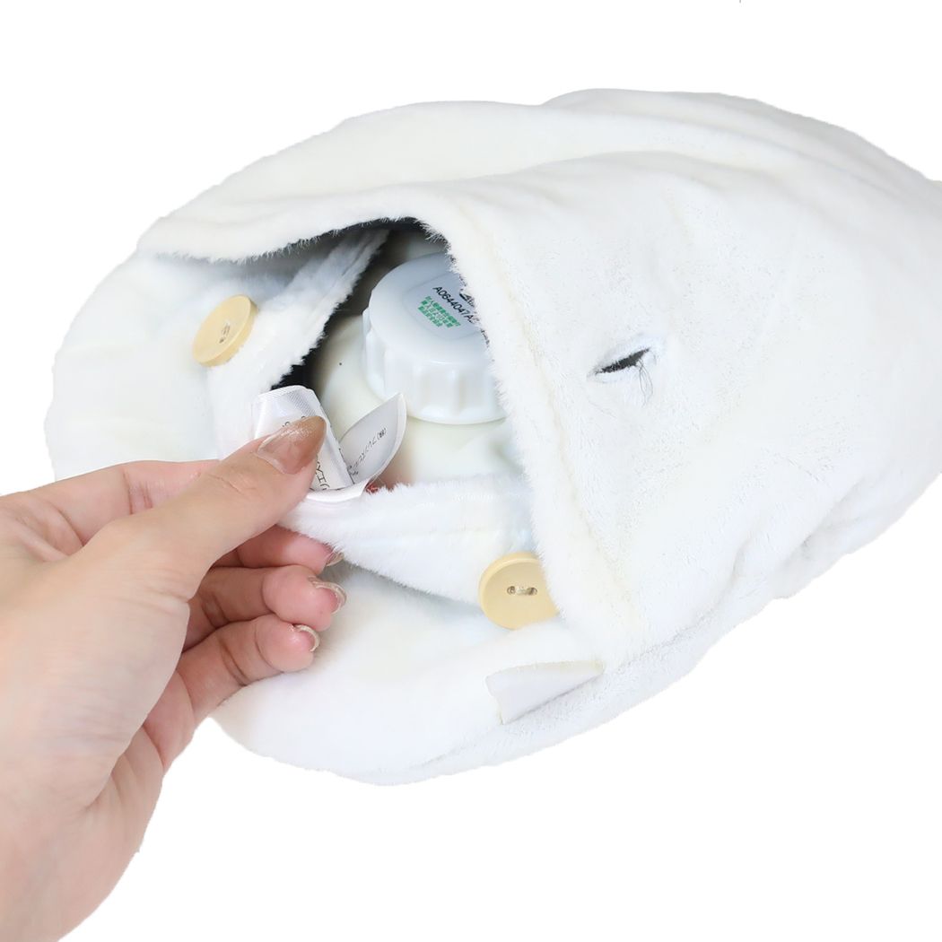 ゆたんぽ 湯たんぽ しまださん ホワイト フレンズヒル ウォーマー雑貨 防寒 ギフト プレゼント