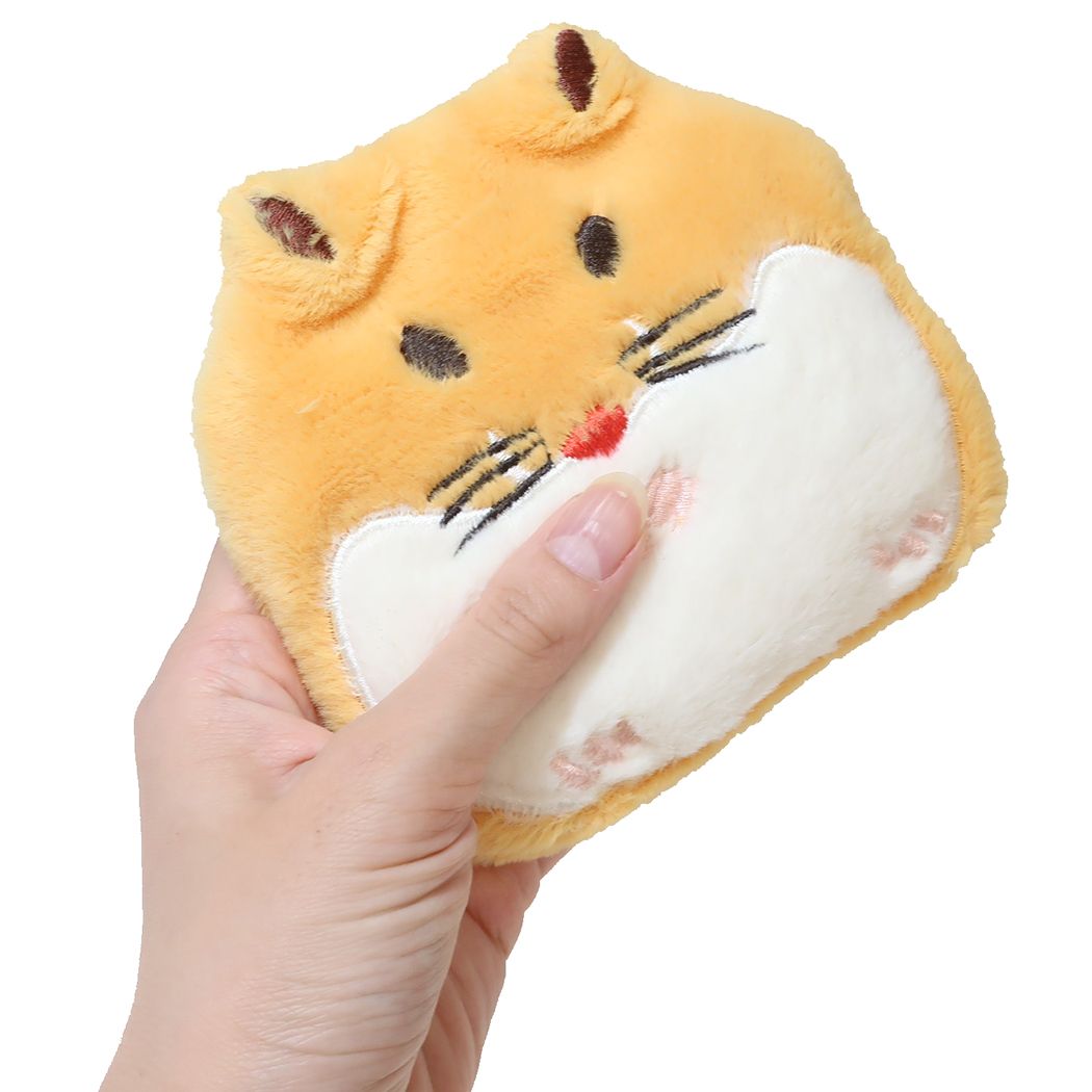 ポケットカイロ ぬいぐるみカイロ ハムハムズ オレンジ フレンズヒル FRIENDSHILL ウォーマー雑貨 防寒 メール便可