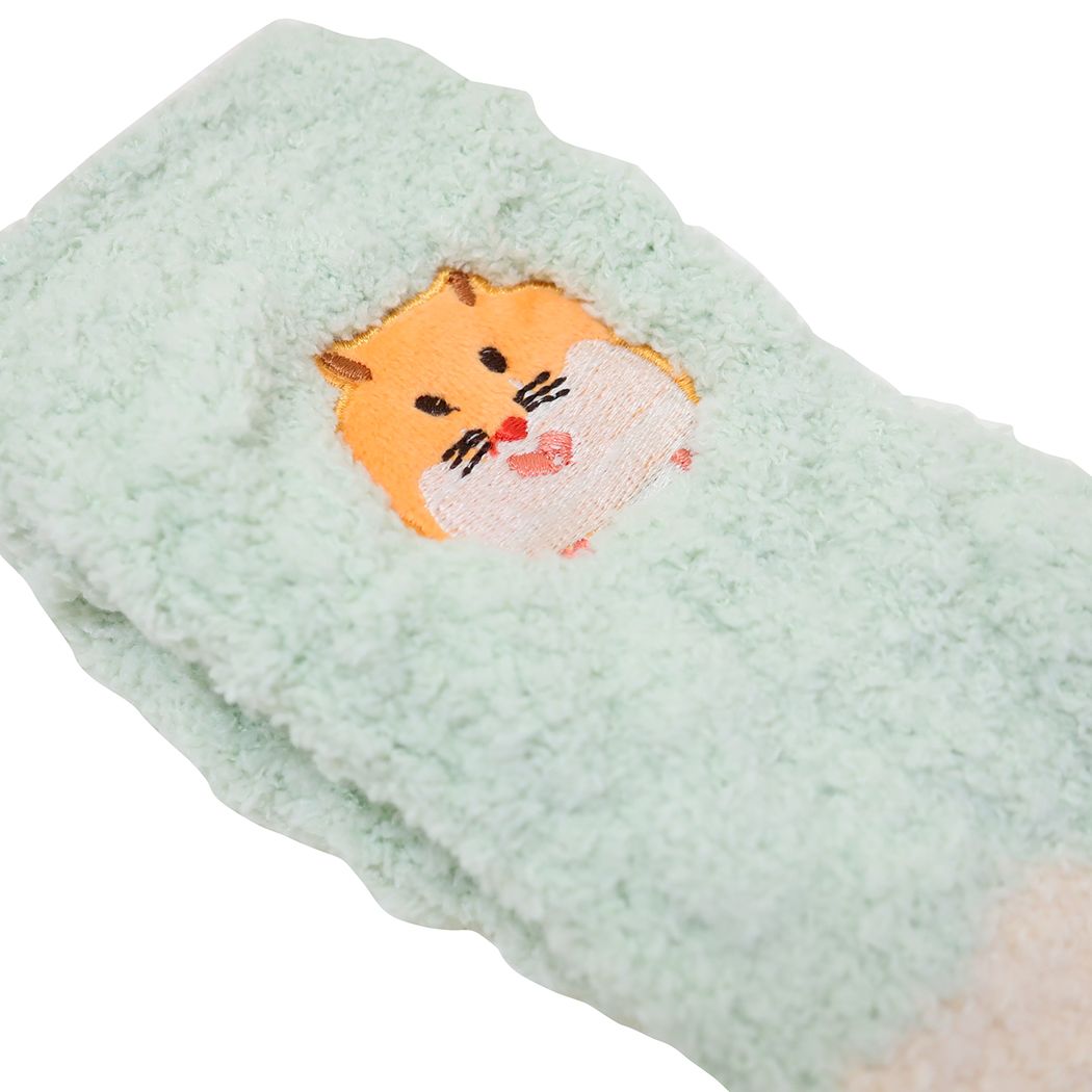 ルームソックス 靴下レディース ハムハムズ ミント ウォーマー雑貨 フレンズヒル 防寒用品 寒さ対策 メール便可