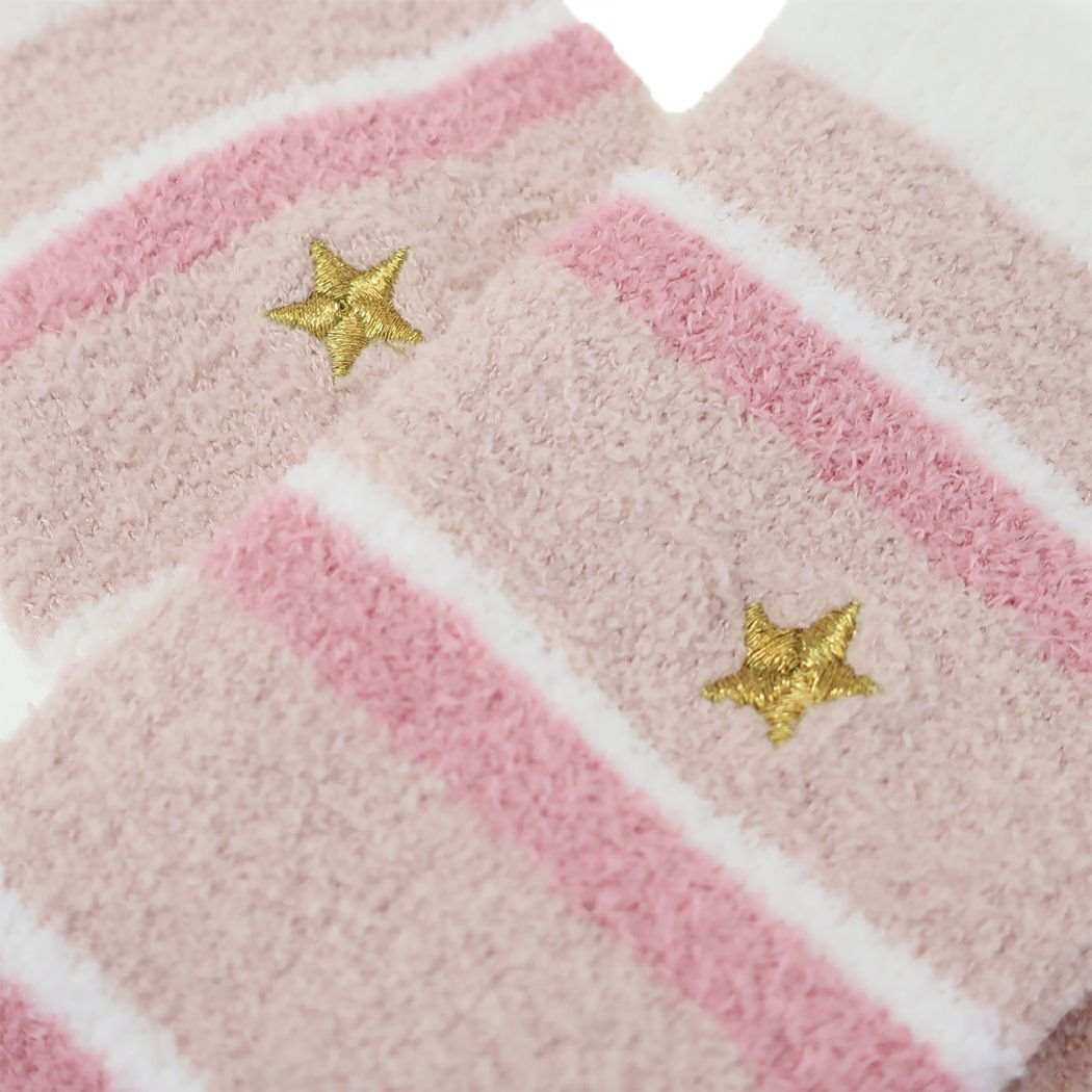 ふわふわ着圧ソックス 靴下レディース ウォームスター ピンク ウォーマー雑貨 フレンズヒル 防寒用品 寒さ対策