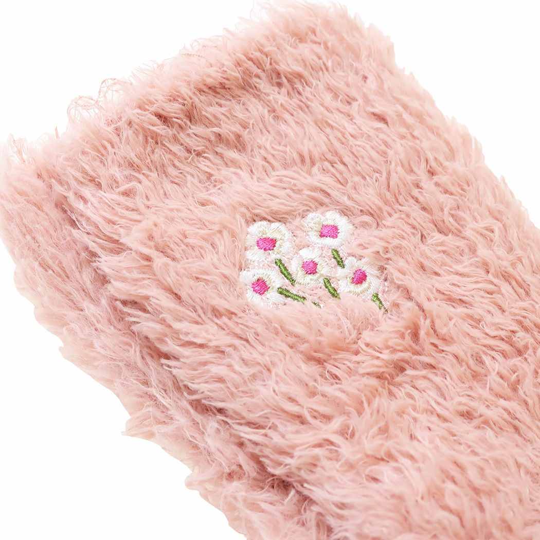 シェニールルームソックス 女性用靴下 ハナキャット ピンク フレンズヒル FRIENDSHILL ウォーマー雑貨