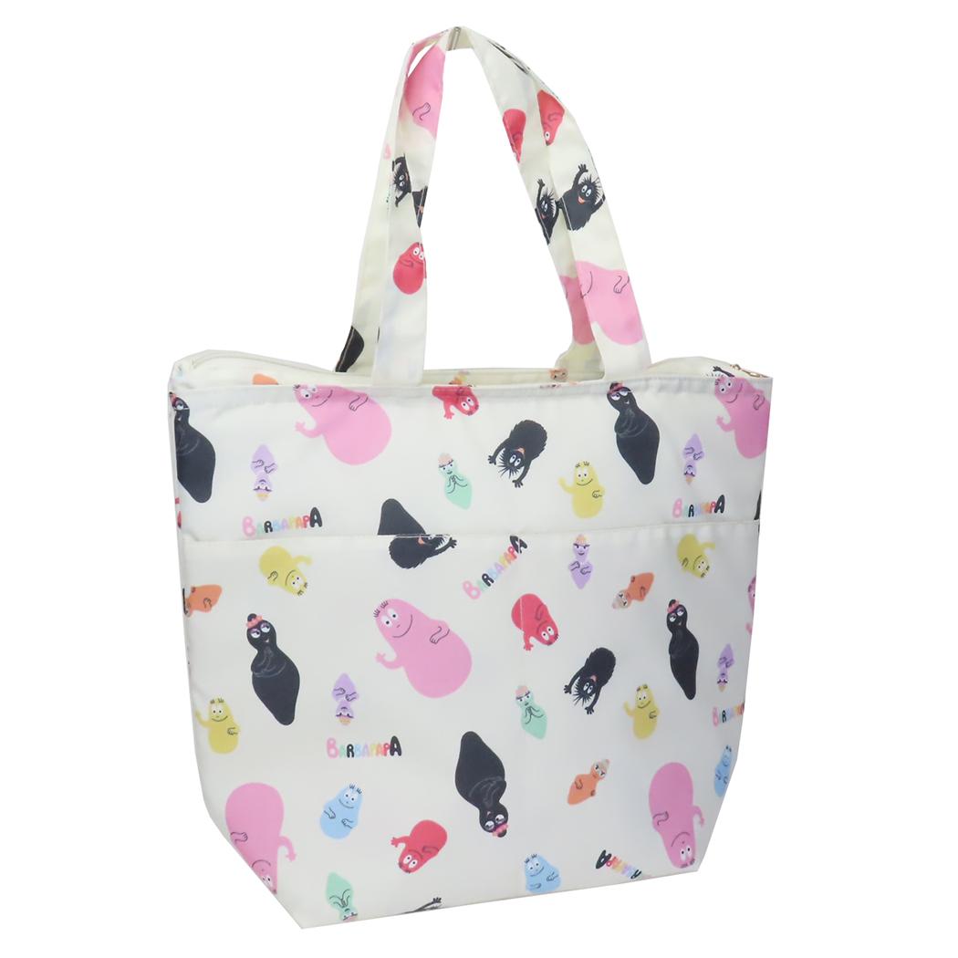 トートバッグM 手提げかばん バーバパパ バーバファミリー アイボリー BARBAPAPA フレンズヒル FRIENDSHILL お買い物かばん 保冷