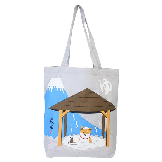 A4トート トートバッグ にほんのゆしばた グレイ フレンズヒル FRIENDSHILL カジュアルトート 手提げかばん かわいい メール便可