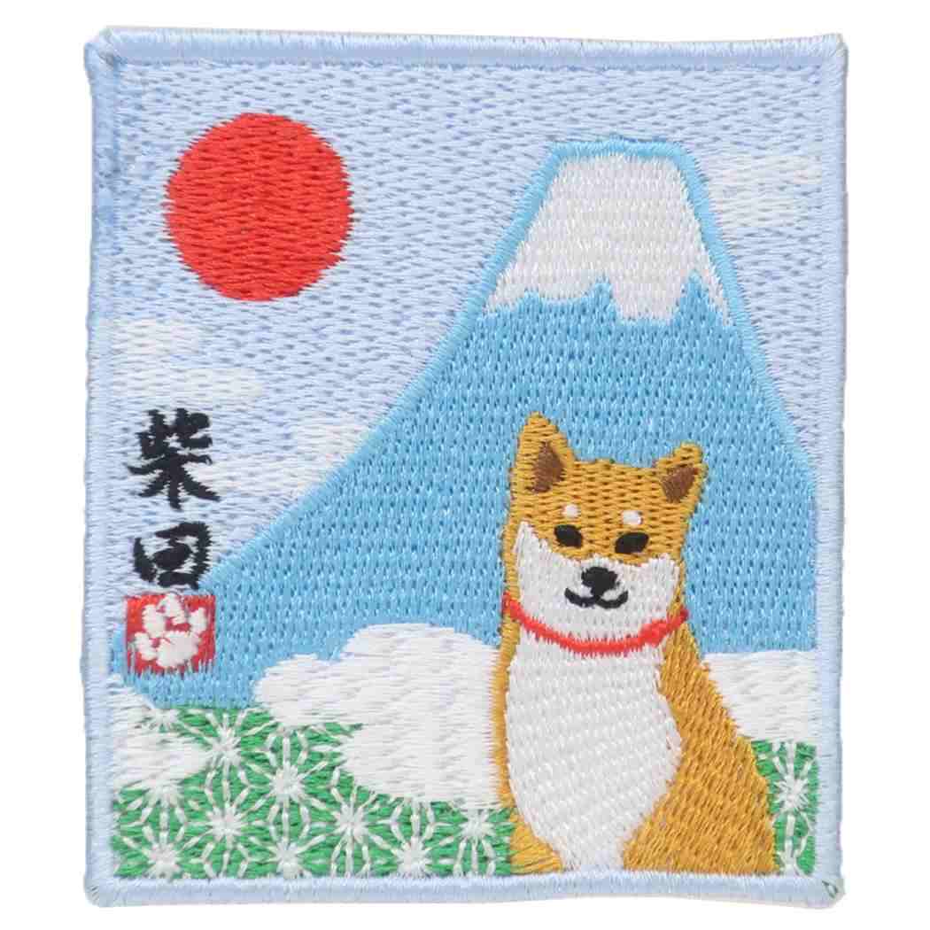 ワッペン ワッペンシール にほんのしばたさん いぬ グッズ フレンズヒル 刺繍シール かわいい グッズ メール便可 シネマコレクション
