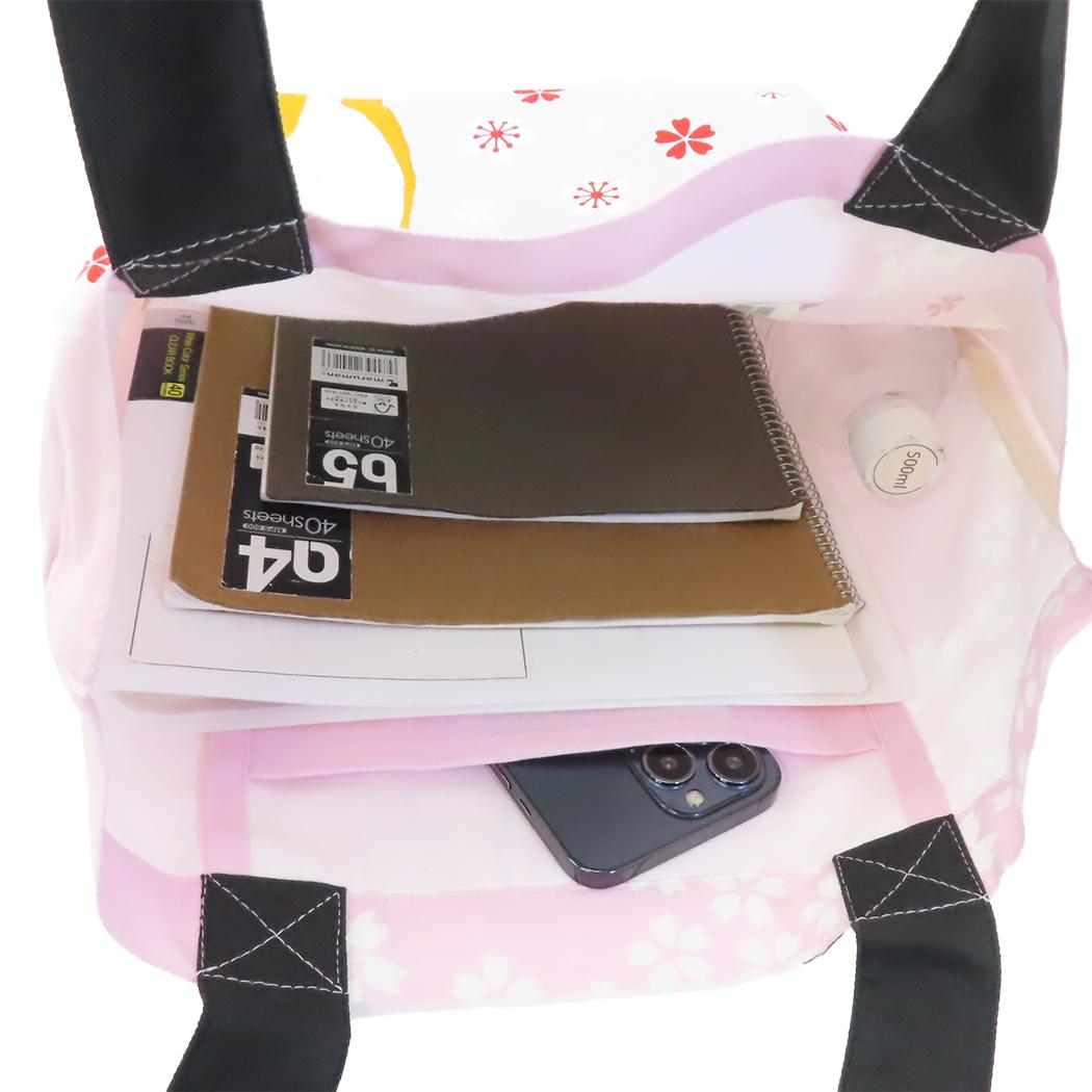 A4トート トートバッグ はるのしろとしばた ピンク フレンズヒル FRIENDSHILL 手提げかばん かわいい メール便可