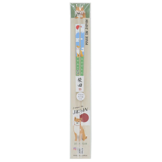 クリア箸 おはし にほんのしばたさん いぬ フレンズヒル 23cm かわいい メール便可