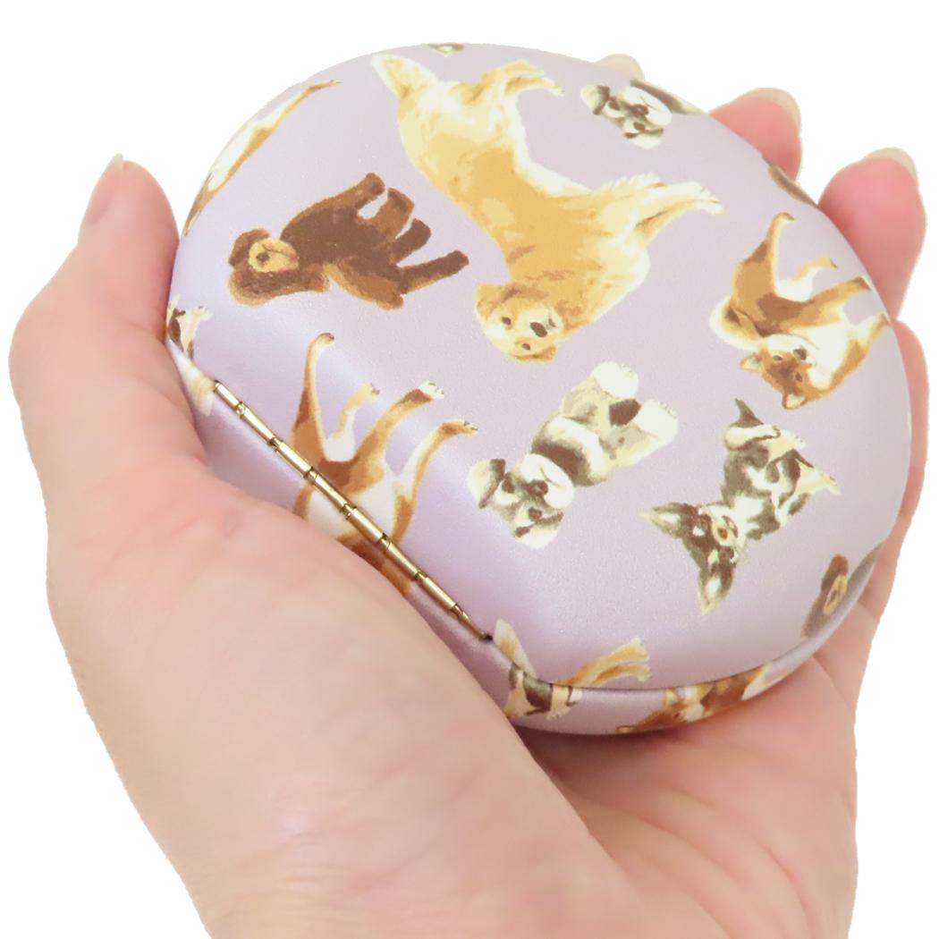アクセサリーケース アクセサリー収納 メニードッグ グレイ いぬ フレンズヒル 小物入れ ミラー 鏡付き かわいい