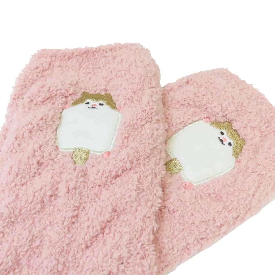 ルームソックス 女性用靴下 モモ ピンク フレンズヒル 防寒用品 ウォーマー雑貨 寒さ対策 メール便可
