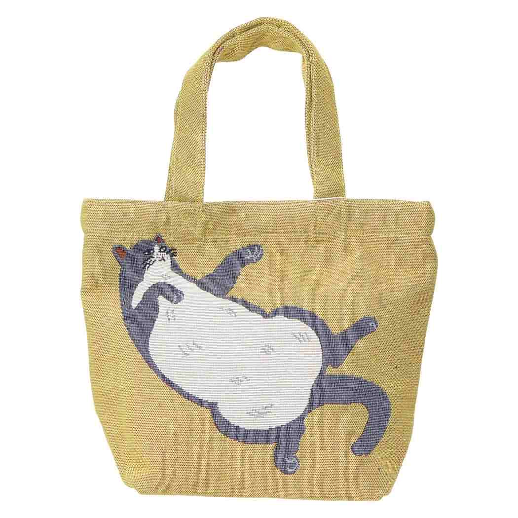 トートＭ ランチトート ouaf ouaf＆miaou marche ハチワレ ねこ フレンズヒル かわいい お弁当かばん