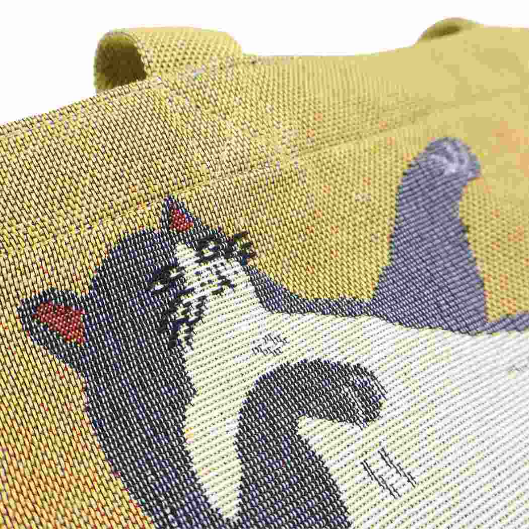 トートＭ ランチトート ouaf ouaf＆miaou marche ハチワレ ねこ フレンズヒル かわいい お弁当かばん