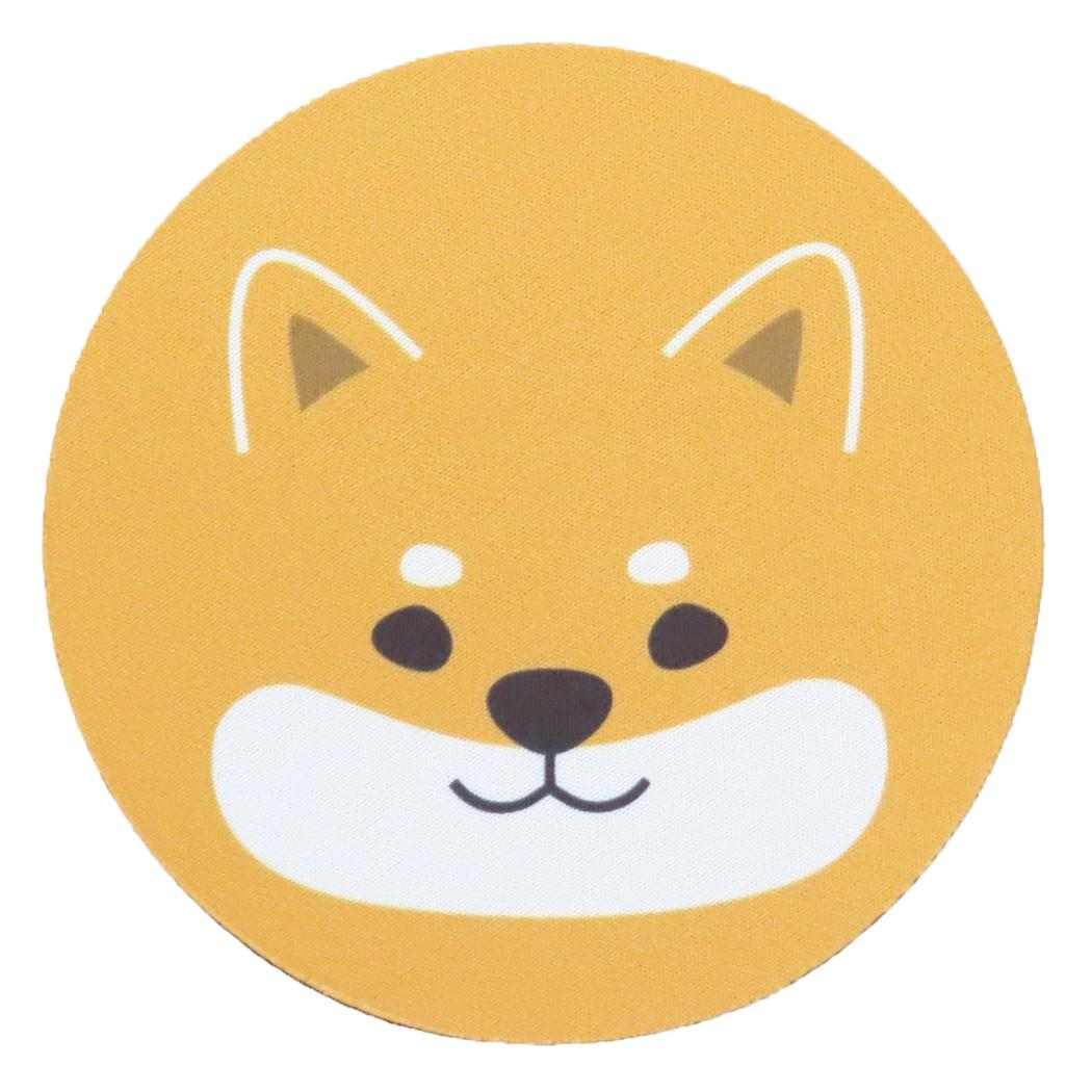 コースター テーブルウェア 柴田さんの住む東京わさび町 しばたさんアップ ベージュ いぬ フレンズヒル コップ置き コップ敷き メール便可