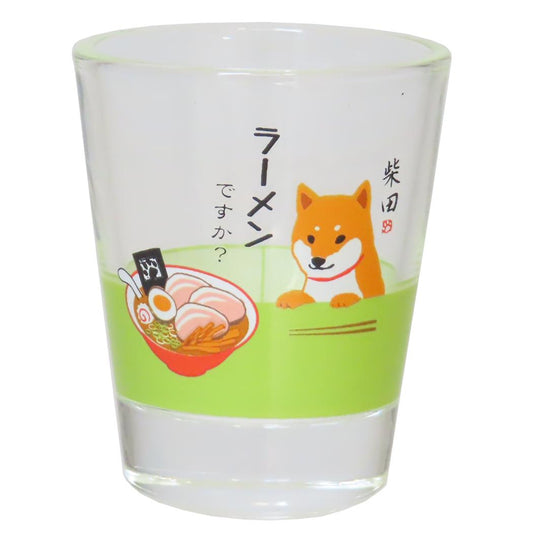 クリアショットグラス ミニグラス 柴田さんの住む東京わさび町 ラーメンですか いぬ フレンズヒル プチギフト