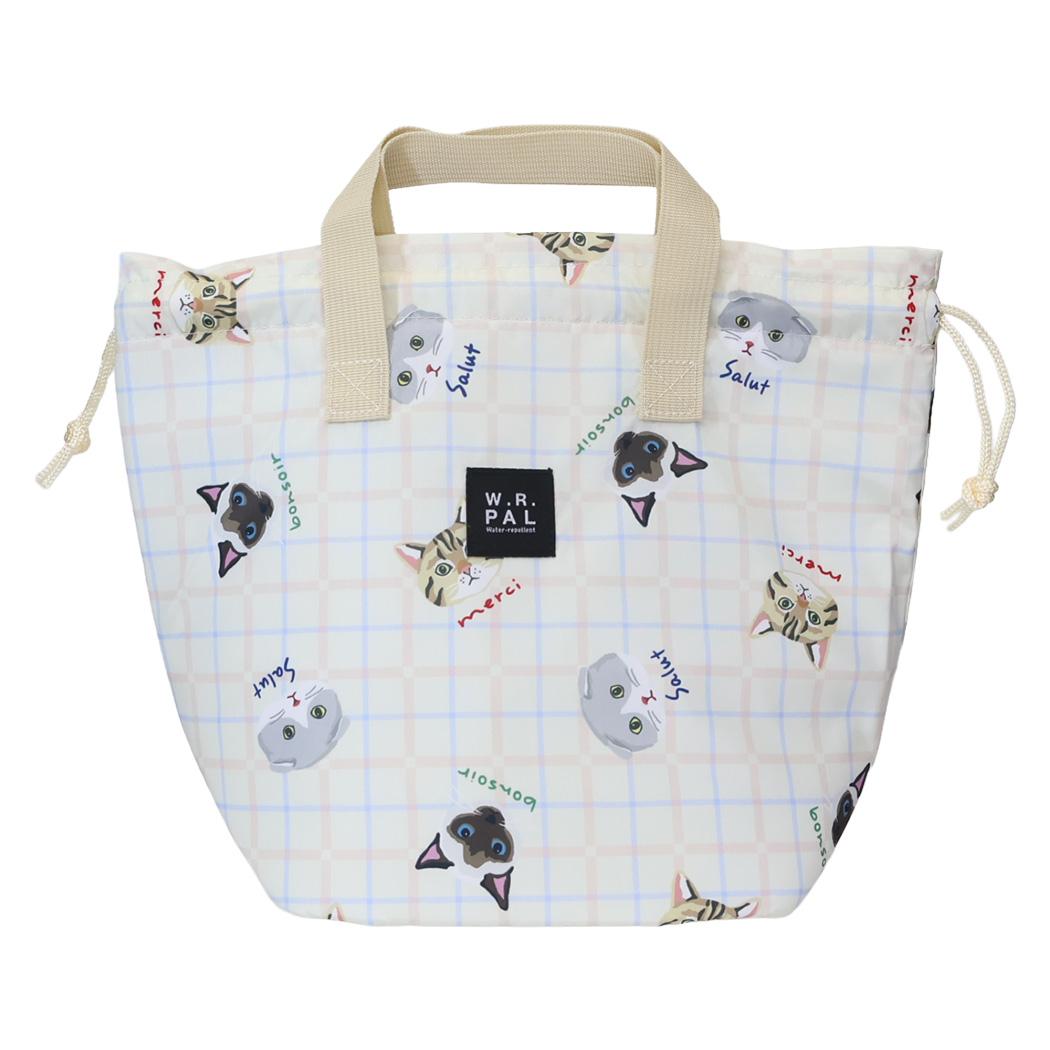 保冷巾着バッグ ランチバッグ ミャウキャット ねこ フレンズヒル お弁当バッグ かわいい メール便可