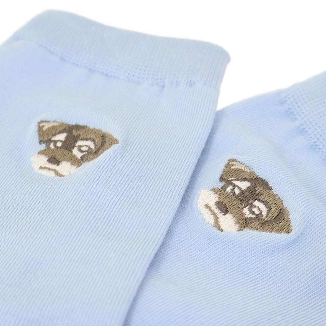 刺繍ソックス 女性用靴下 ムームーシュナ いぬ フレンズヒル ギフト プレゼント レディースソックス メール便可
