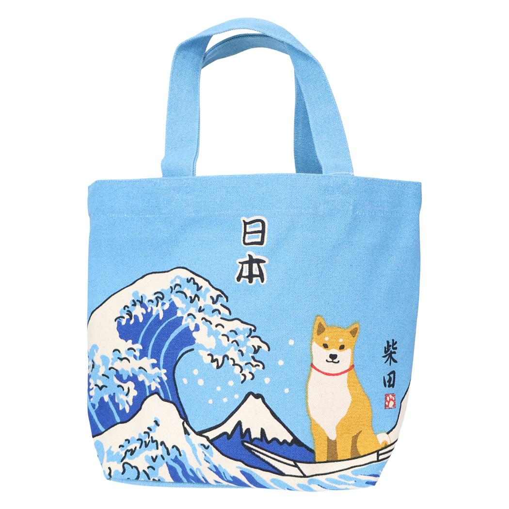 トートＭ トートバッグ おおなみしばた いぬ フレンズヒル 手提げかばん かわいい