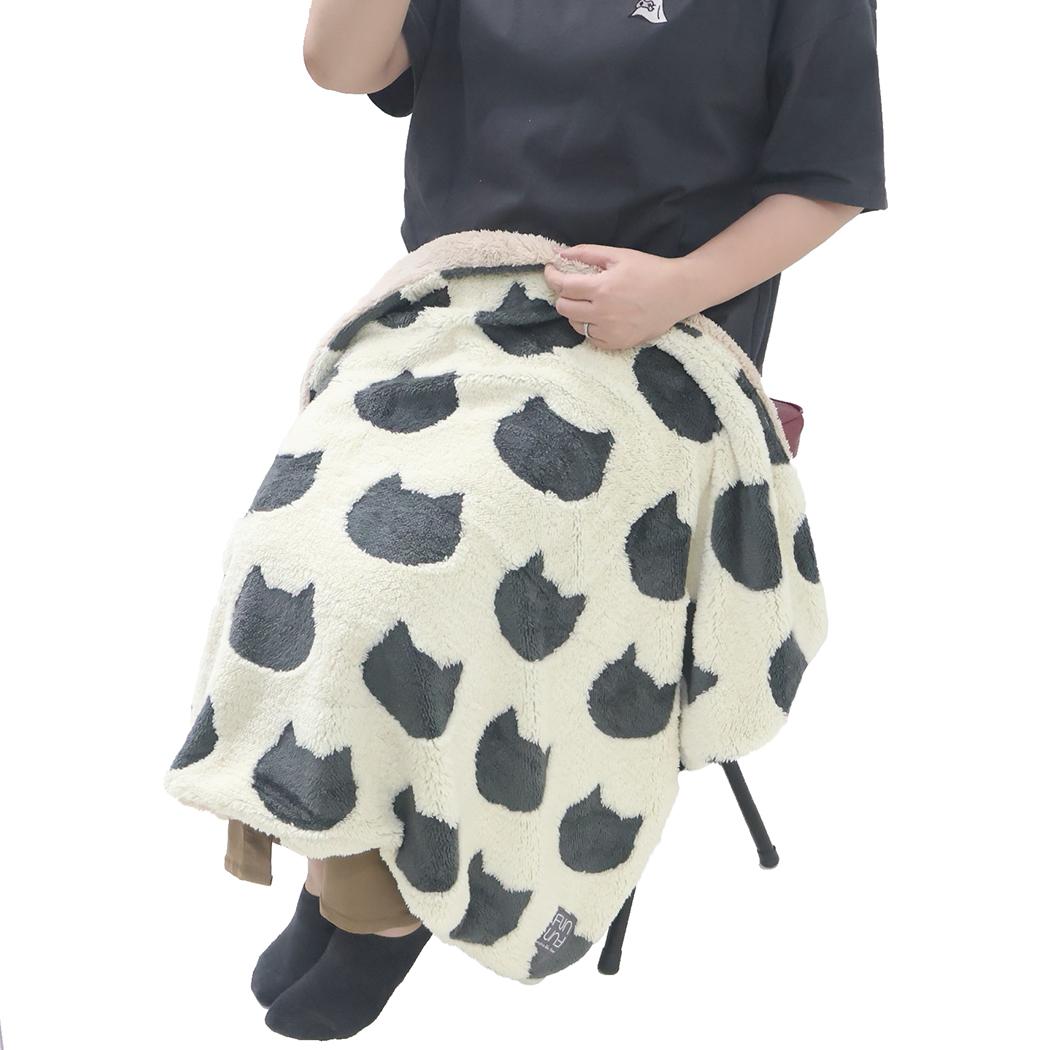 ミヌー ひざ掛け カットボアブランケット アイボリー フレンズヒル