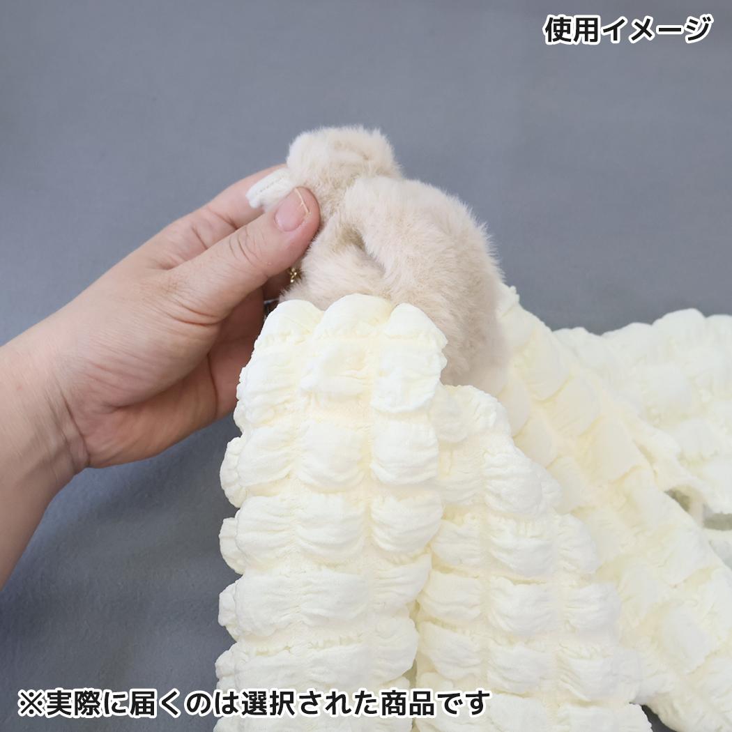 ネコファー バッグチャーム グローブホルダー ライトグレイ フレンズヒル