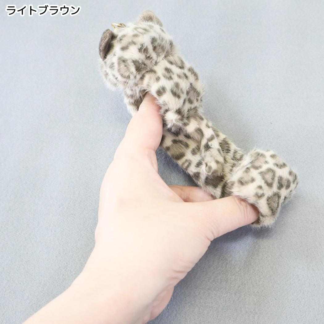 ネコファーフレンズ バッグチャーム グローブホルダー ライトブラウン フレンズヒル