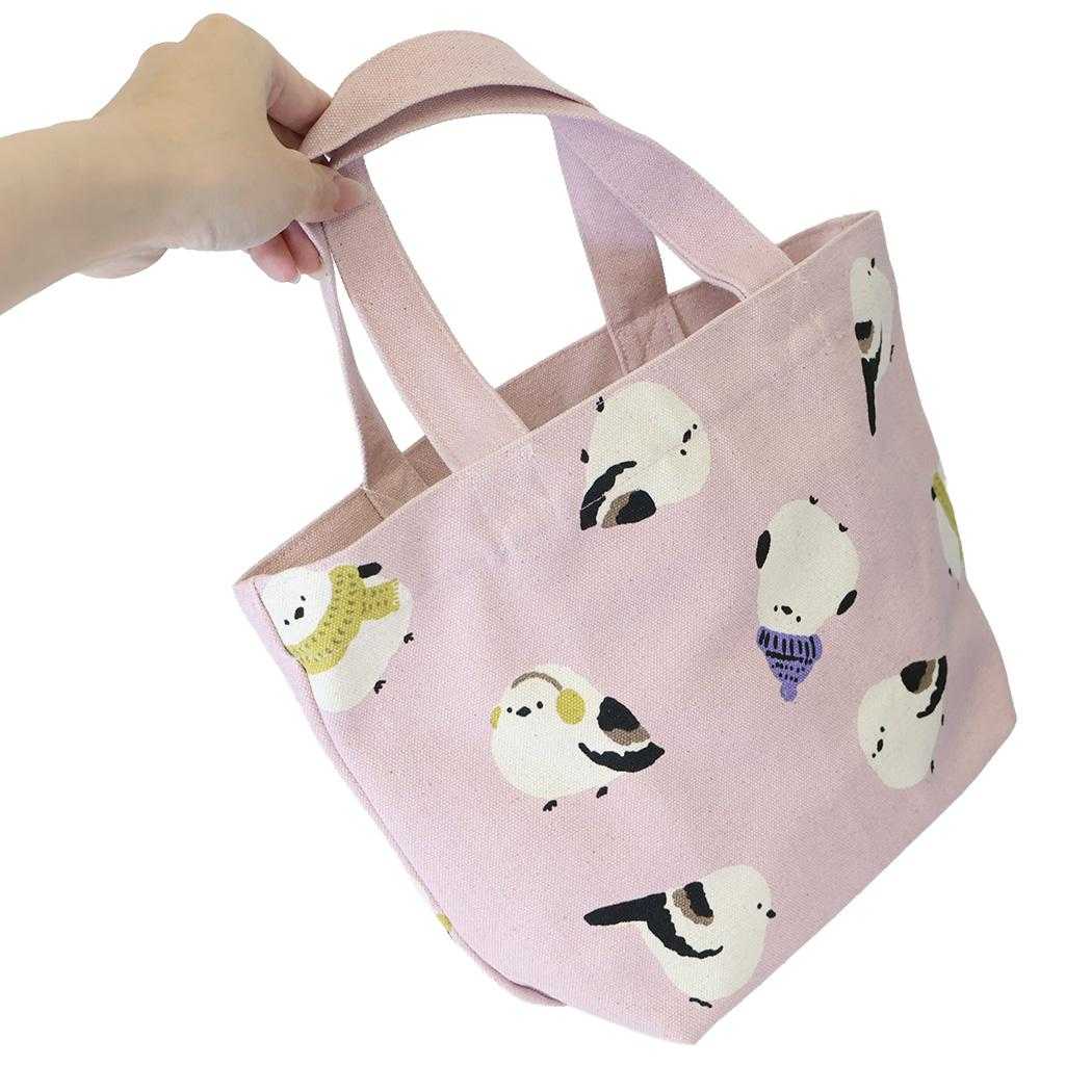 ランチバッグ ミニトート フユノシマエナガ フレンズヒル
