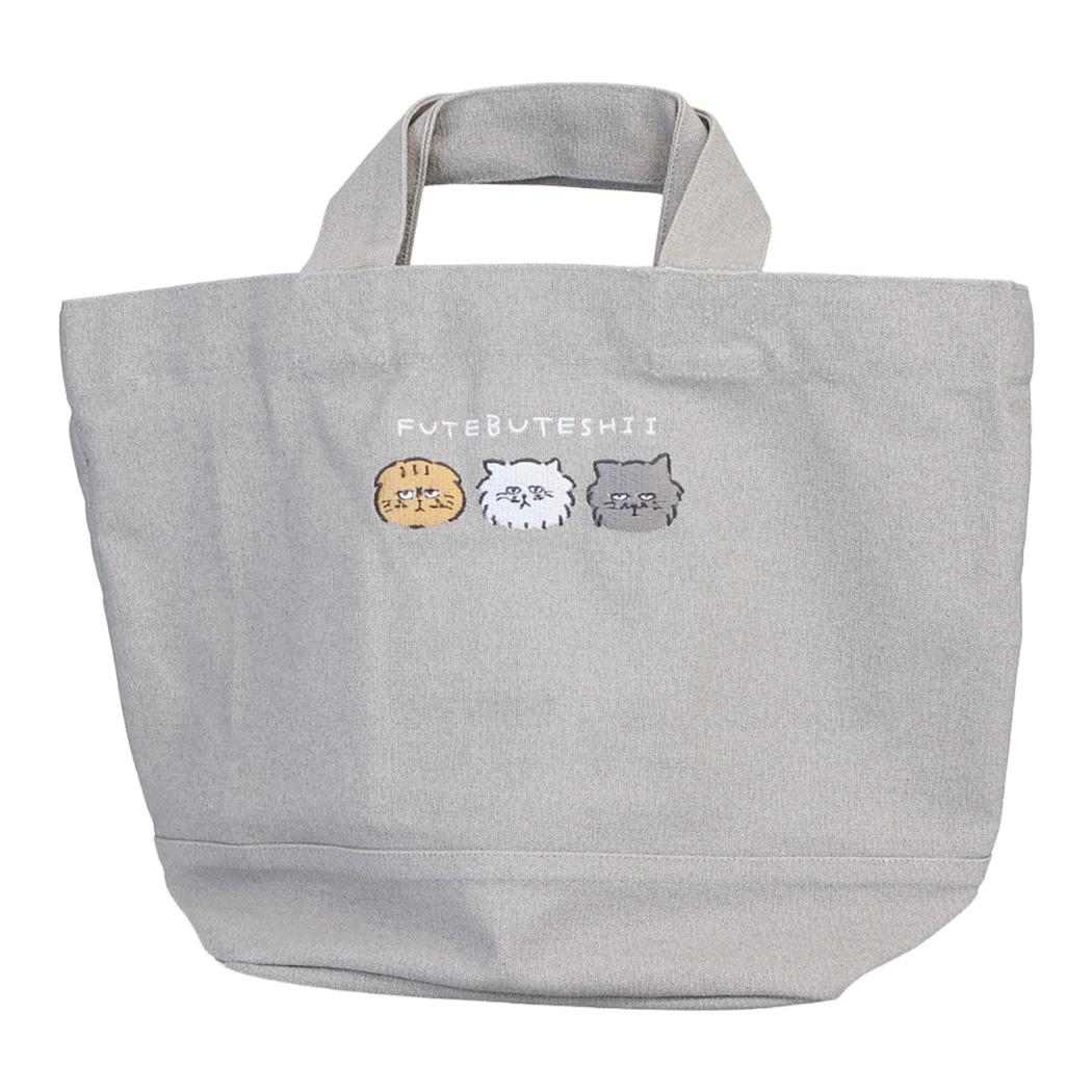 yuruyuru 手提げかばん バケツトートバッグ フテブテシイネコ グレイ フレンズヒル
