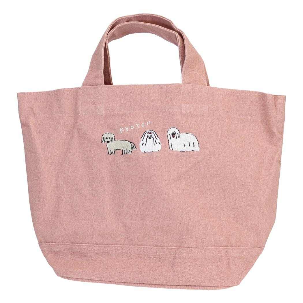 yuruyuru 手提げかばん バケツトートバッグ キョトンイヌ ピンク フレンズヒル
