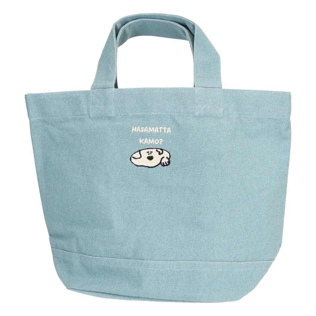 yuruyuru 手提げかばん バケツトートバッグ ハサマッタイヌ グリーン フレンズヒル