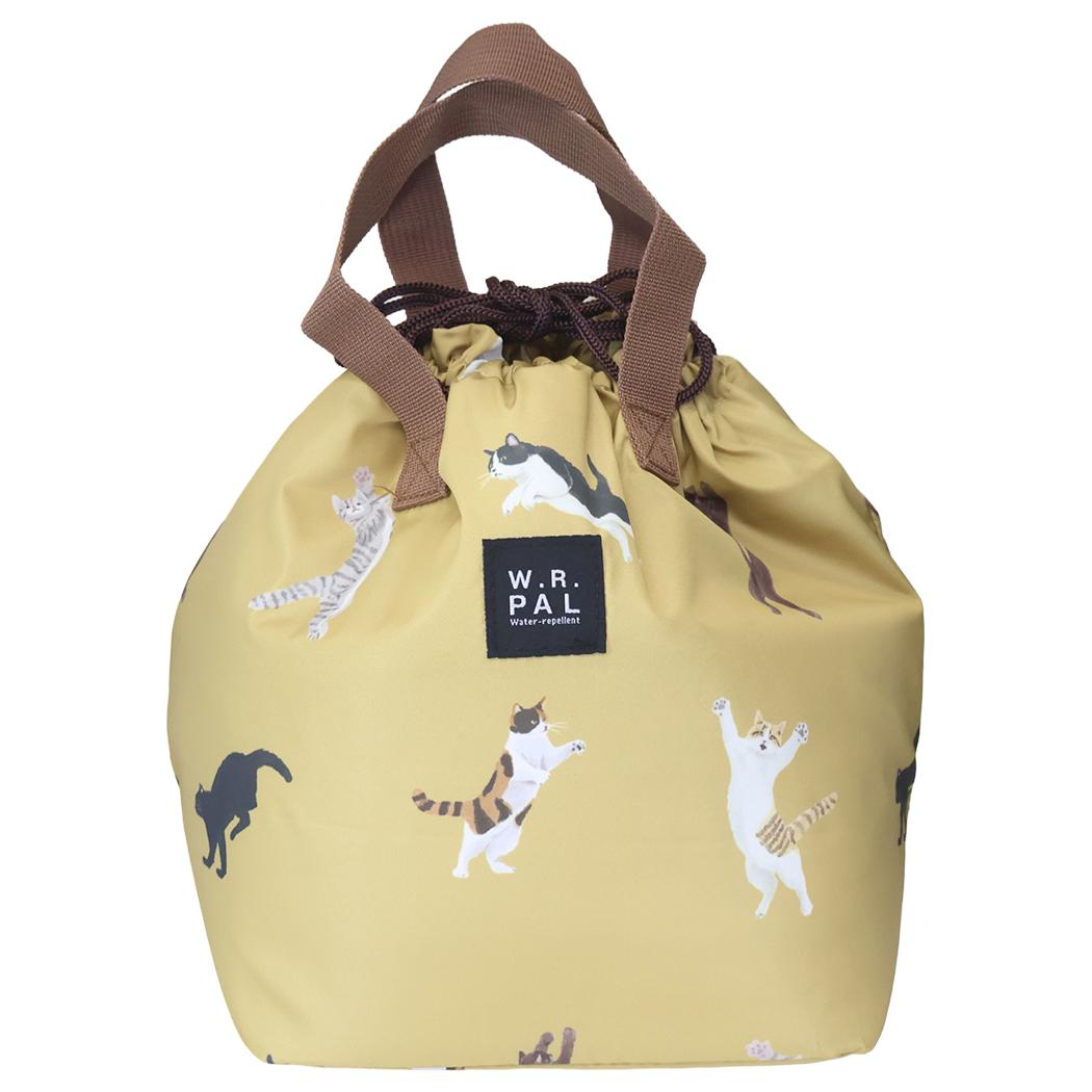 ランチバッグ 保冷巾着バッグ アクティブキャット フレンズヒル
