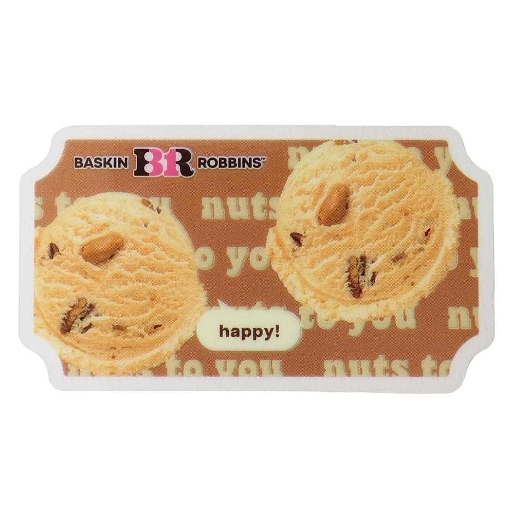 サーティワン ダイカットシール ステッカー ナッツトゥユー フロンティア デコシール おもしろ雑貨 グッズ メール便可 シネマコレクション