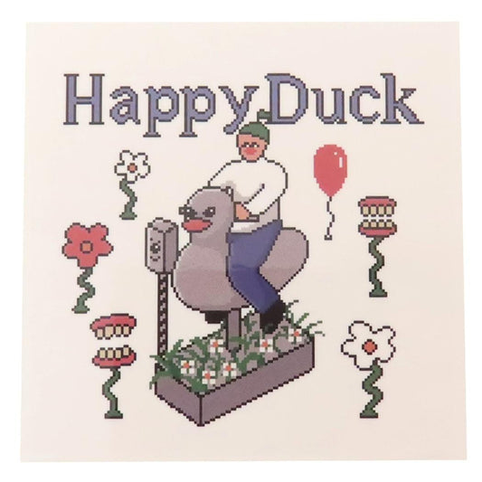 CREATORS CIRCUS クリエイターズサーカス ステッカー Sanaenvy happy duck フロンティア 耐水 耐光 デコシール スマホステッカー メール便可