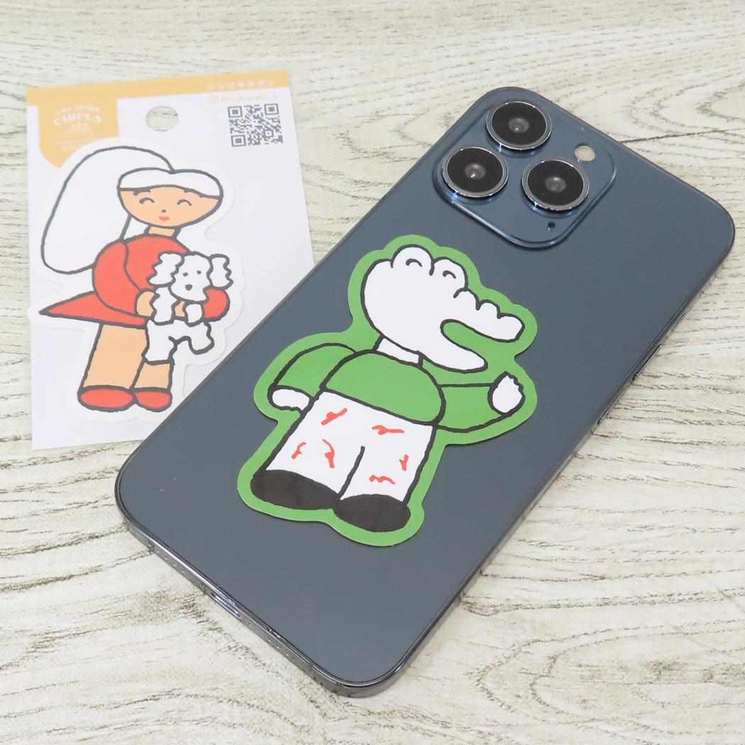 CREATORS CIRCUS クリエイターズサーカス ステッカー ニシワキタダシ 女の子 フロンティア 耐水 耐光 デコシール スマホステッカー メール便可