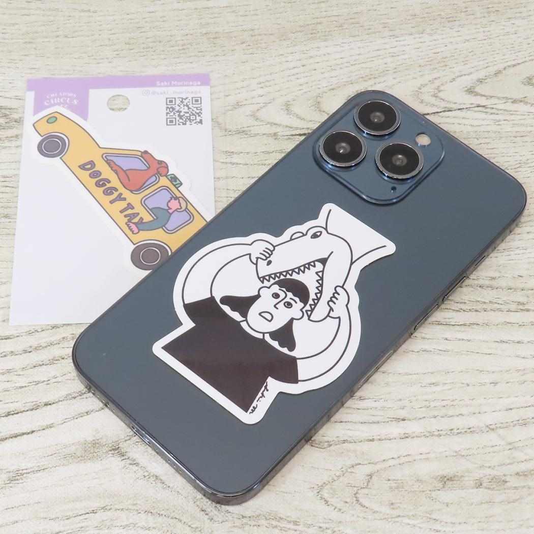 CREATORS CIRCUS クリエイターズサーカス ステッカー Saki Morinaga Don’t eat me！ フロンティア 耐水 耐光 デコシール スマホステッカー メール便可